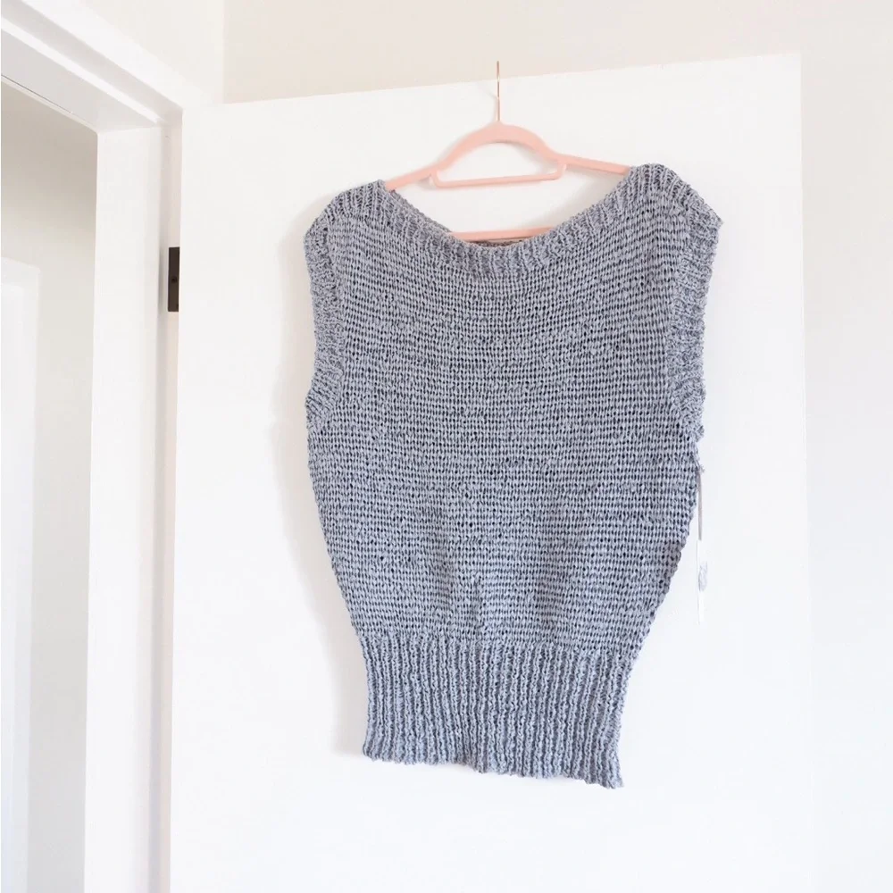 SOLD- BROCHU WALKER Cei Sueded Ribbon Top NWT - Picture 4 of 12